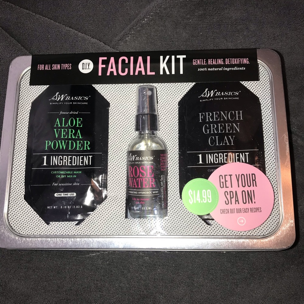 DIY at home facial kit